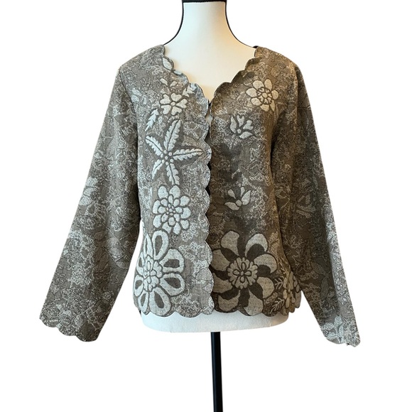 PARSLEY & SAGE light wool dressy jacket SIZE L excellent condition NWOT - Picture 2 of 13